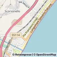 Map Santa Teresa di Riva