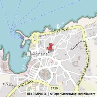 Mappa Piazza Madrice, 73, 91023 Favignana, Trapani (Sicilia)