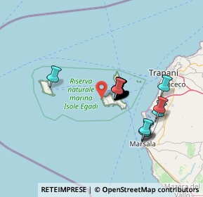 Mappa Strada Punta Sottile, 91023 Favignana TP, Italia (10.103)