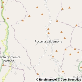 Mappa Roccella Valdemone