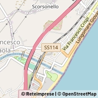 지도 Santa Teresa di Riva