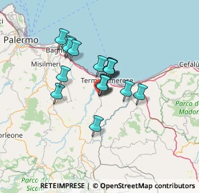 Mappa Via Panzica, 90012 Caccamo PA, Italia (10.18)