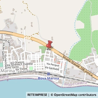 Mappa Via Lombardia, 14, 89035 Bova Marina, Reggio di Calabria (Calabria)