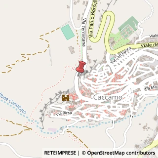 Mappa Via Termitana, 37, 90012 Caccamo, Palermo (Sicilia)