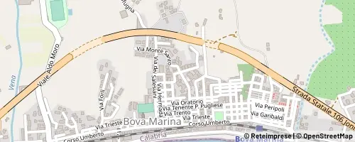 Mappa Bova Marina