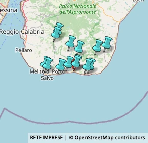 Mappa 89035 Bova Marina RC, Italia (9.48571)