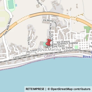 Mappa Via Trieste, 33, 89035 Bova Marina, Reggio di Calabria (Calabria)