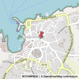 Mappa Via Livenza, 7, 91023 Favignana, Trapani (Sicilia)