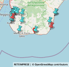 Mappa Via Maggiore Pugliatti, 89035 Bova Marina RC, Italia (23.812)