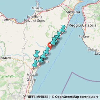 Mappa Via Martineo, 98030 Sant'Alessio Siculo ME, Italia (9.74385)