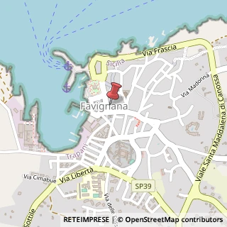 Mappa Via Mazzini N°, 40, 91023 Favignana, Trapani (Sicilia)