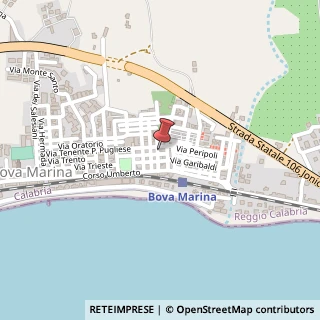 Mappa Corso della Repubblica, 69, 89035 Bova Marina, Reggio di Calabria (Calabria)