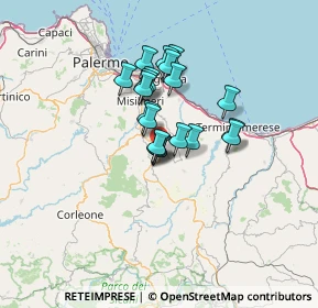 Mappa CDA buffa snc, 90030 Villafrati PA, Italia (10.2385)