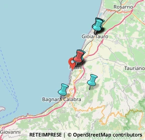 Mappa Via Marinella, 89015 Palmi RC, Italia (6.49071)