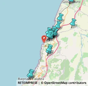 Mappa Via Marinella, 89015 Palmi RC, Italia (3.4395)