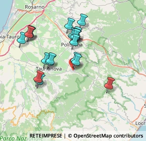 Mappa SP1 di Gioia Tauro, 89022 Cittanova RC, Italia (7.7705)