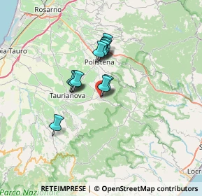 Mappa SP1 di Gioia Tauro, 89022 Cittanova RC, Italia (5.39846)
