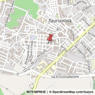 Mappa Via Gradisca, 6, 89029 Taurianova, Reggio di Calabria (Calabria)