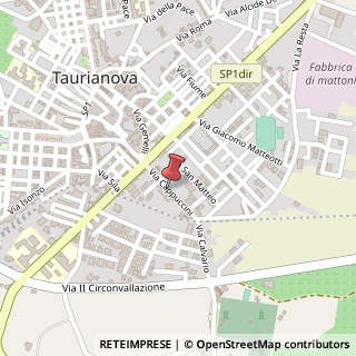 Mappa Via Cappuccini, 89029 Taurianova, Reggio di Calabria (Calabria)