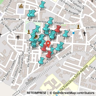 Mappa Via Piave, 89029 Taurianova RC, Italia (0.1)