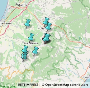 Mappa Strada Provinciale 1 di Gioia Tauro e Locri, 89022 Cittanova RC, Italia (5.395)