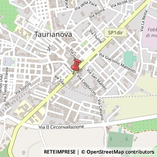 Mappa Strada Provinciale 1 di Gioia Tauro e Locri, 89029 Taurianova RC, Italia, 89029 Taurianova, Reggio di Calabria (Calabria)