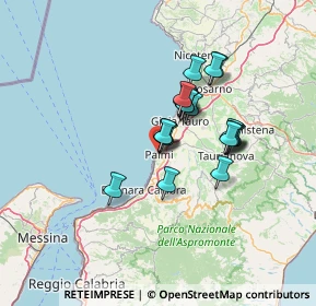 Mappa Via Trento e Trieste, 89015 Palmi RC, Italia (11.109)