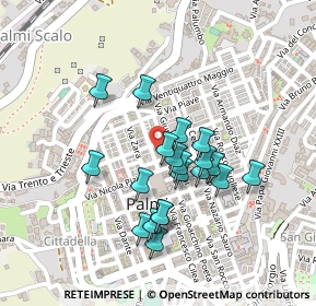 Mappa Via Montegrappa, 89015 Palmi RC, Italia (0.209)