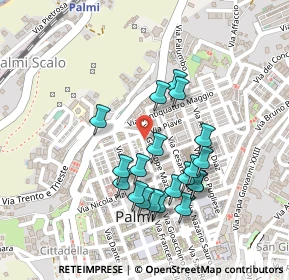 Mappa Via Piave, 89015 Palmi RC, Italia (0.233)