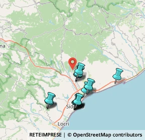 Mappa Via Colacà, 89042 Gioiosa ionica RC, Italia (8.201)