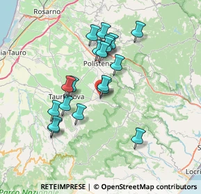 Mappa Via Tobia, 89022 Cittanova RC, Italia (7.09368)