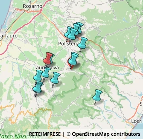 Mappa Via Circonvallazione Est, 89022 Cittanova RC, Italia (6.77375)