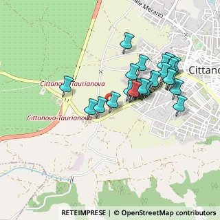 Mappa CAP, 89022 Cittanova RC, Italia (0.4625)