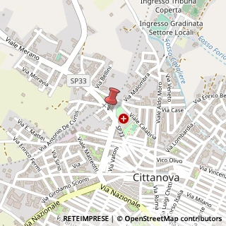 Mappa Viale Merano, 16, 89022 Cittanova, Reggio di Calabria (Calabria)