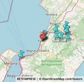 Mappa Piazza Martiri D'Ungheria, 89015 Palmi RC, Italia (11.10846)