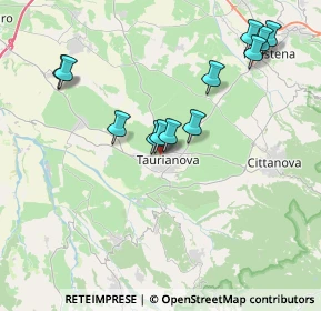 Mappa 89029 Taurianova RC, Italia (4.24917)