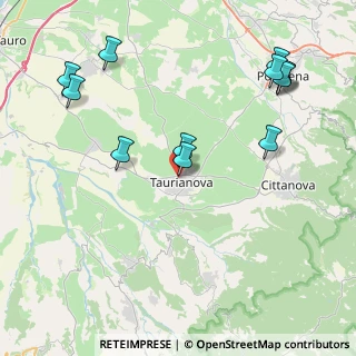 Mappa Via Madonna Addolorata, 89029 Taurianova RC, Italia (5.43167)