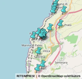 Mappa Via Guglielmo Oberdan, 89015 Palmi RC, Italia (1.5525)