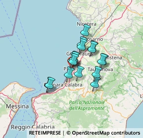 Mappa Via Nicola Gullì, 89015 Palmi RC, Italia (9.38471)