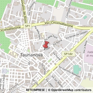 Mappa Via Roma, 89029 Taurianova RC, Italia, 89029 Taurianova, Reggio di Calabria (Calabria)