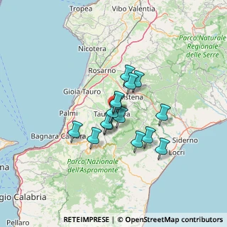 Mappa Via Michele Barillari, 89029 Taurianova RC, Italia (10.25933)