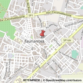 Mappa Via Roma, 93, 89029 Taurianova, Reggio di Calabria (Calabria)