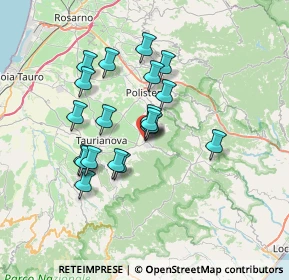 Mappa Via Sirio, 89022 Cittanova RC, Italia (6.3525)