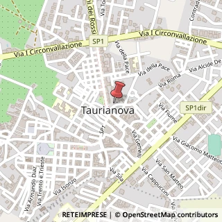 Mappa Via Roma, 55, 89029 Taurianova RC, Italia, 89029 Taurianova, Reggio di Calabria (Calabria)