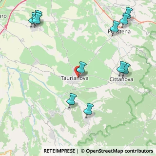 Mappa Via M. Barillari, 89029 Taurianova RC, Italia (6.21545)