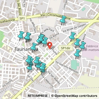Mappa Via Fiume, 89029 Taurianova RC, Italia (0.2785)