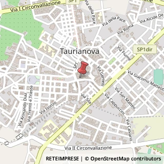 Mappa Corso XX Settembre, 26, 89029 Taurianova, Reggio di Calabria (Calabria)