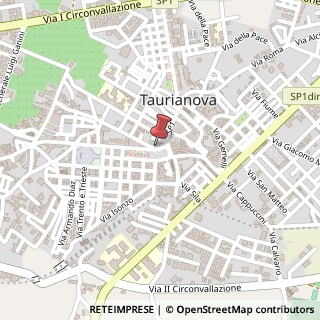 Mappa Piazza Italia, 2, 89029 Taurianova, Reggio di Calabria (Calabria)