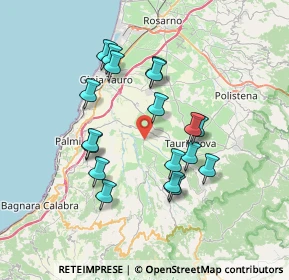 Mappa Contrada pepe, 89010 Taurianova RC, Italia (7.25)
