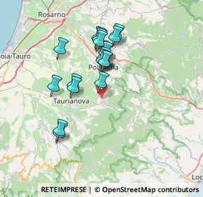 Mappa 89022 Cittanova RC, Italia (6.8425)